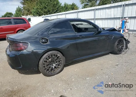 2021 BMW M2 Competition из США, поврежденный, VIN WBS2U7C0XM7H80793
